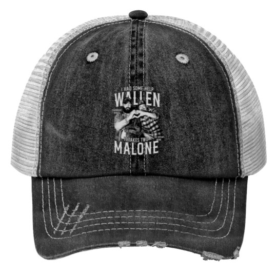 Discover Posty Wallen Print Trucker Hats Collection