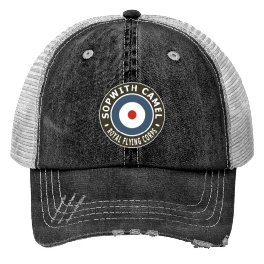 Discover Sopwith Camel Print Trucker Hats