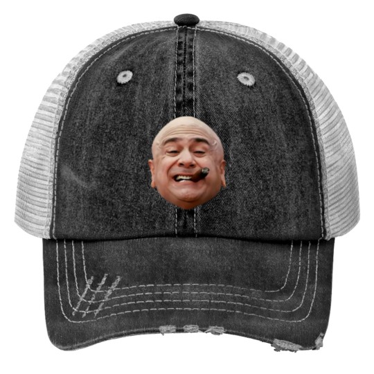 Discover Danny Devito as Mini Me Print Trucker Hats