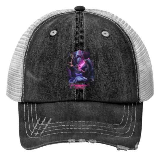 Discover god zilla X Kong The New Empire 2024 Print Trucker Hats, god zilla X Kong Print Trucker Hats