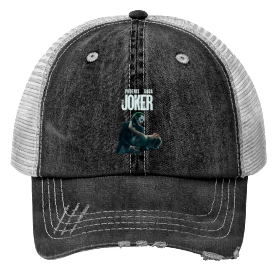 Discover Joker 2 Folie Deux 2024 Movie Print Trucker Hats, Ld ga and Joaquin Phoenix Print Trucker Hats