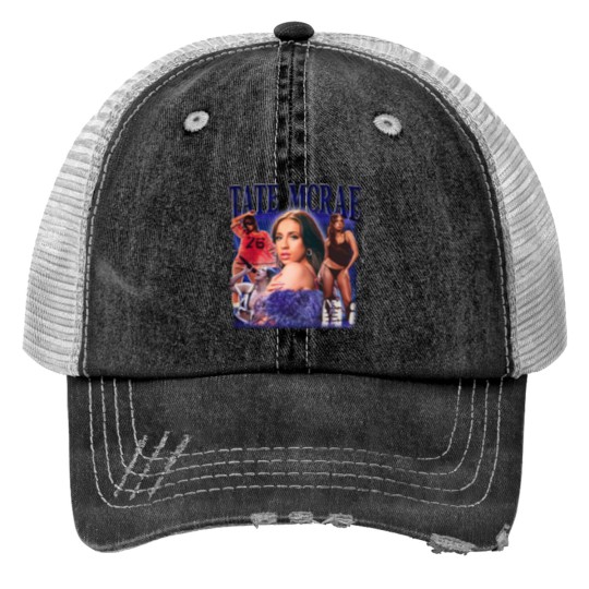 Discover Tate Mcrae Print Trucker Hats, Vintage Music Print Trucker Hats