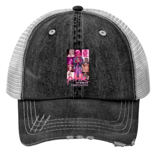 Discover P!nk Summer Carnival 2024 Print Trucker Hats