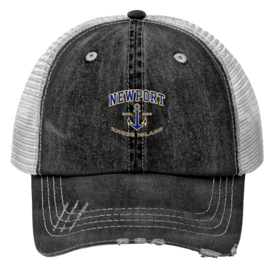 Discover Newport Ri For Women Men Print Trucker Hats