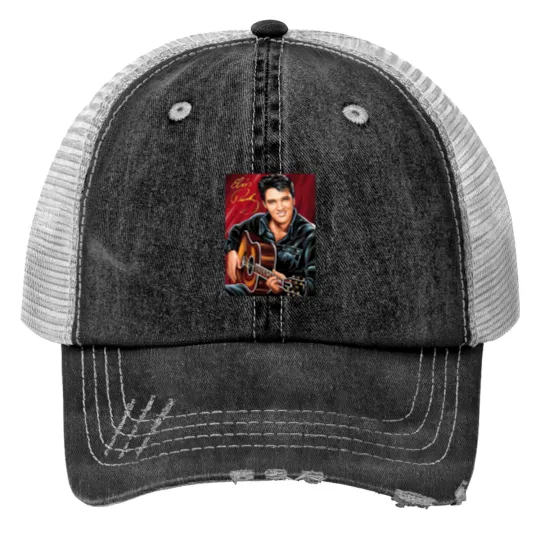 Discover Elvis Presley If I Can Dream Unisex Print Trucker Hat