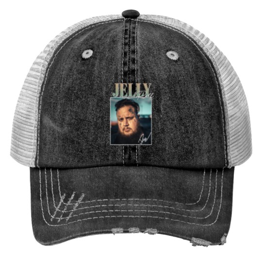 Discover JellyRoll signature Vintage Print Trucker Hats