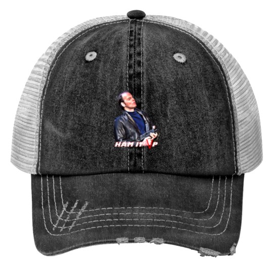 Discover V THE FINAL BATTLE - Ham it up Print Trucker Hats