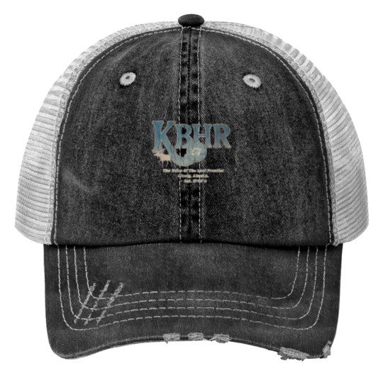 Discover Vintage 90's KBHR Am Northern Exposure Print Trucker Hats