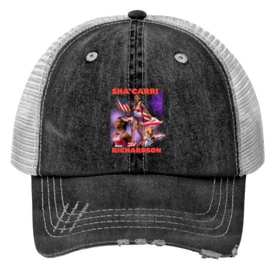 Discover Sha'carri Richardson Print Trucker Hats, Sha'carri Richardson Print Trucker Hats