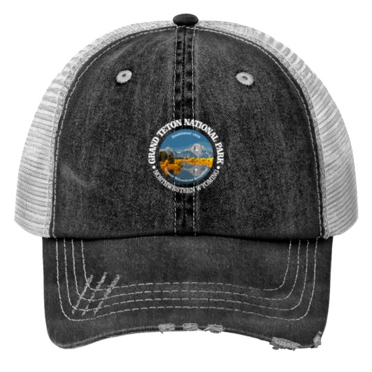 Discover Grand Teton National Park (NP) Print Trucker Hats