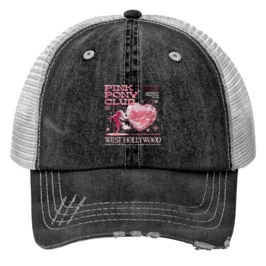 Discover Chappell Roan Print Trucker Hats for Pink Pony Club