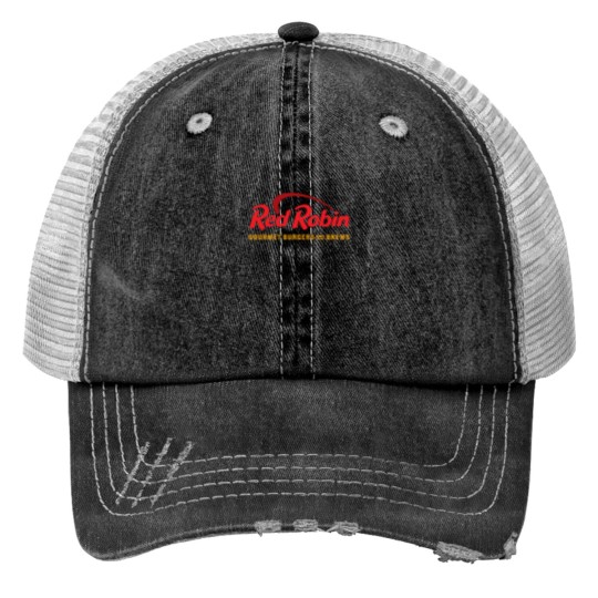 Discover Red Robin Print Trucker Hats