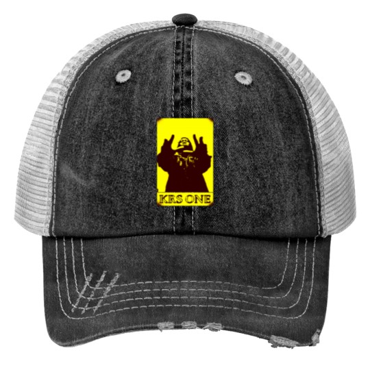 Discover Krs One Print Trucker Hats