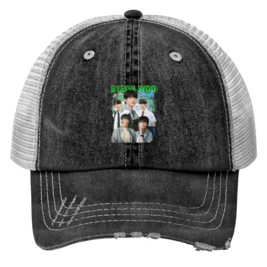 Discover limited-seok-byeon-woo-kdrama-korean Print Trucker Hats