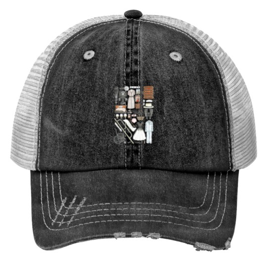 Discover REAR WINDOW Print Trucker Hats