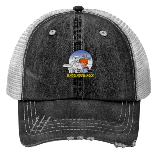 Discover I'm Just a Bill Print Trucker Hat - SchoolHouse Rock Design