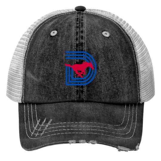 Discover SMU Triple D Logo Print Trucker Hats