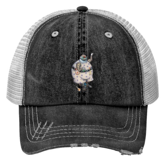Discover Clown With The Tear-Away Face Print Trucker Hats