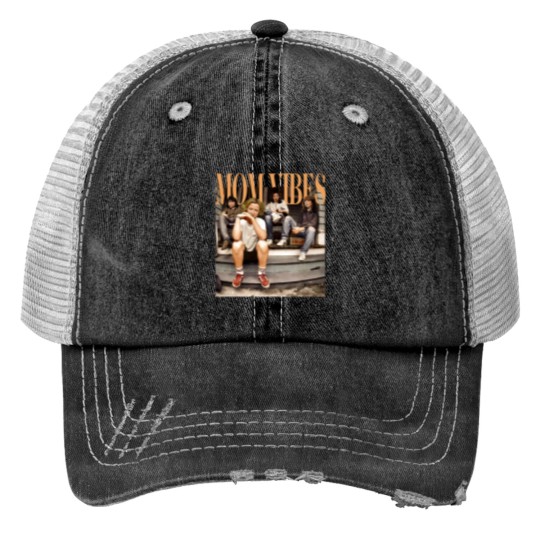 Discover Mom Vibes Thug Life Print Trucker Hats, 90s Mom Vibes Print Trucker Hats, Mother's Day Gift