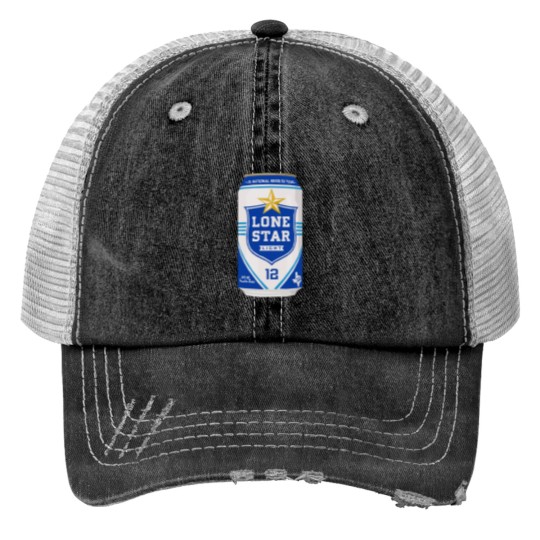 Discover Lone Star Light Can Print Trucker Hats
