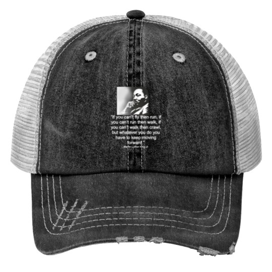 Discover Print Trucker Hat with Martin Luther King Quotes