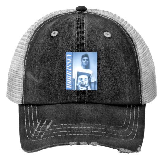 Discover Vintage Morrissey The Smiths Band Print Trucker Hats