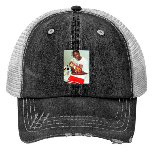 Discover Michael Jordan Legend Print Trucker Hats