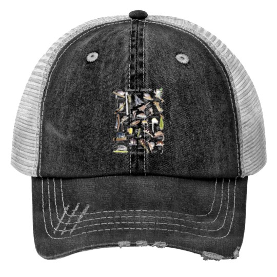 Discover Possumss of Australia (with names) Print Trucker Hats
