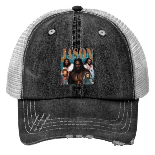Discover Jason Momoa Print Design Trucker Hat