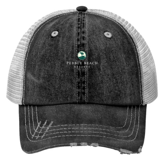 Discover Pebble Beach Resorts Golf Courses Resorts Spa 1919 Print Trucker Hats