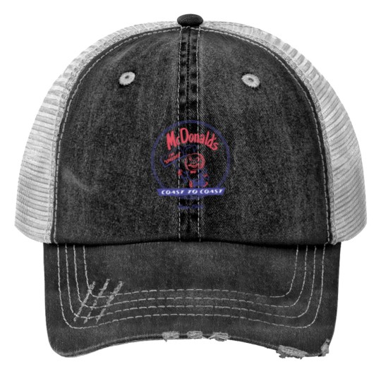 Discover McDonald vintage speedee coast to coast Print Trucker Hats
