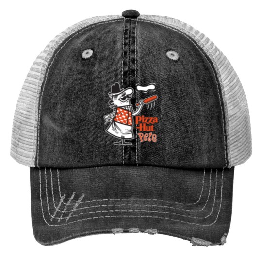 Discover Pizza Hut Pete Essential Print Trucker Hats