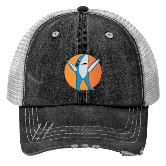 Discover SuperBowl's Left Shark Print Trucker Hats