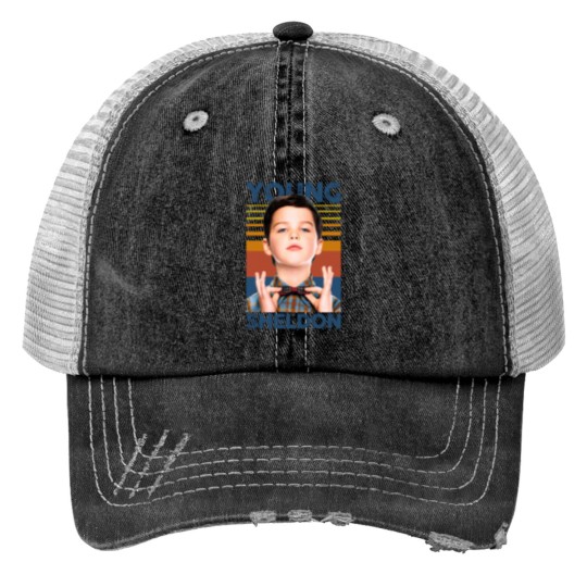 Discover YOUNG Sheldons Print Trucker Hats