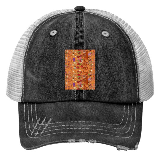 Discover Toppin Frenzy Print Trucker Hats