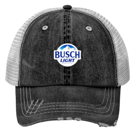 Discover Clarise Light Beer Busch Latte Print Trucker Hat