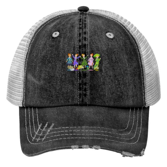 Discover Frizzle School Bus Print Trucker Hats,The Magic School Bus Print Trucker Hats