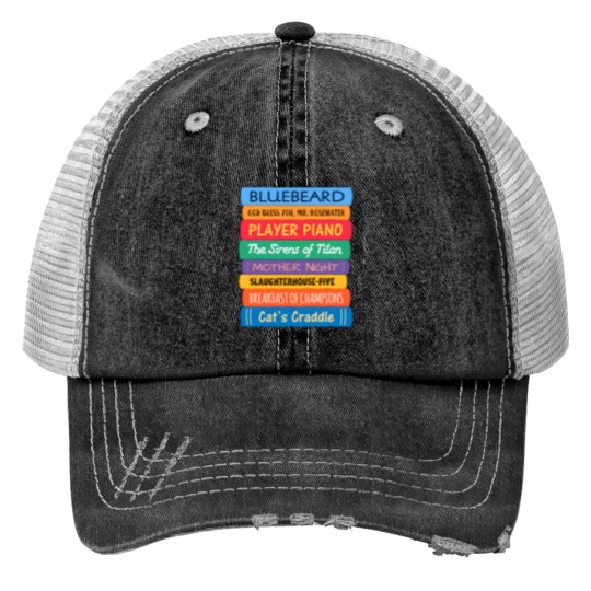 Discover Kurt Vonnegut Books Print Trucker Hats