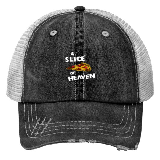 Discover Mystic Pizza A Slice of Heaven Print Trucker Hats Vintage 1980s Design