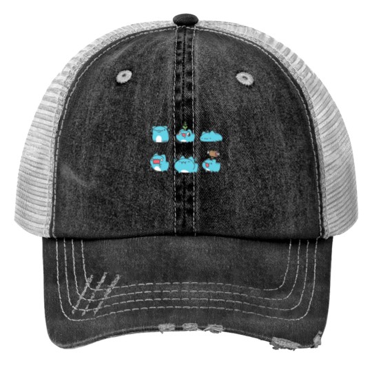 Discover Love Capoo cat, Bugcat capoo Print Trucker Hats