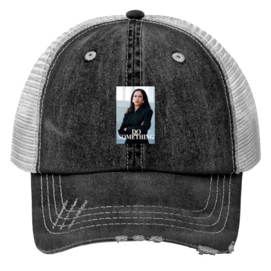 Discover Do Something: Young Kamala Harris Print Trucker Hats to Unite for Change