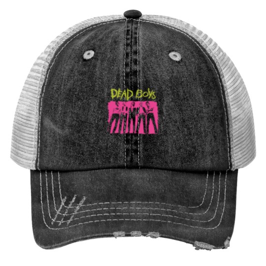 Discover Dead Boys Print Trucker Hats