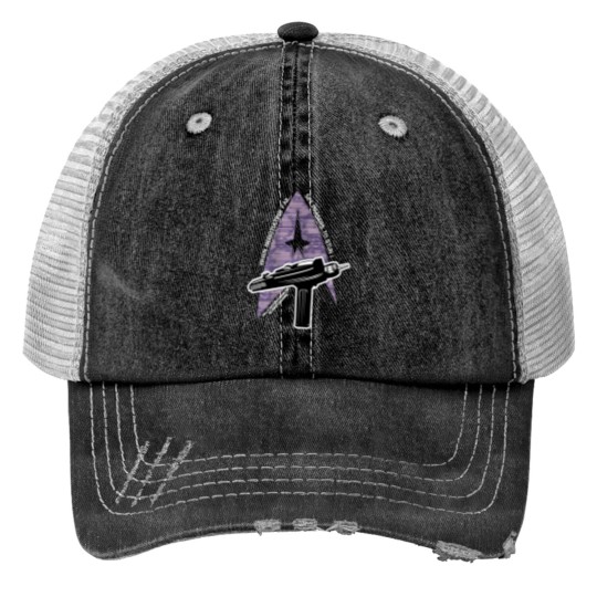 Discover Set phasers to stun 1 Print Trucker Hats