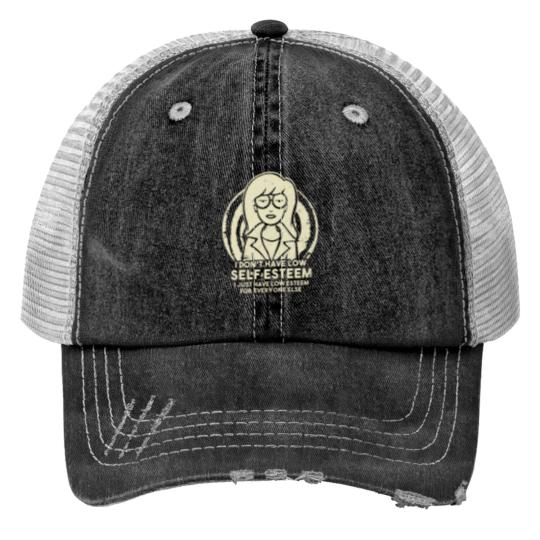 Discover I Don_t Have Low Self Esteem - Daria Print Trucker Hats