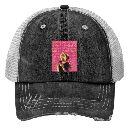 Discover Yuri Kochiyama Print Trucker Hats