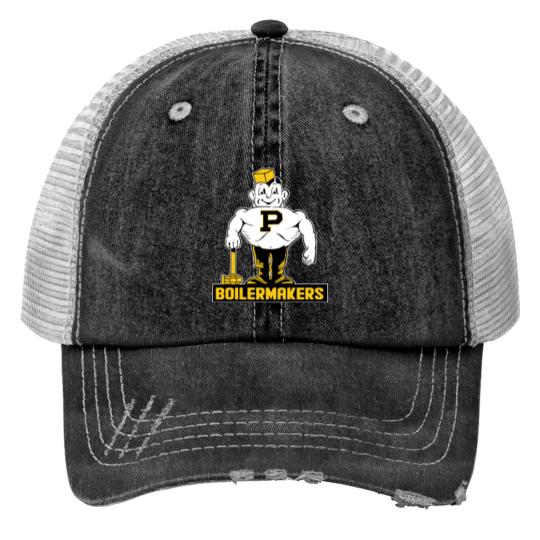 Discover Vintage Boilermaker mascot - Purdue - Print Trucker Hats