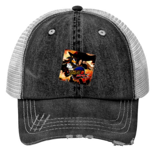 Discover Shadows the hedgehogs the ultimate lifeform Print Trucker Hats