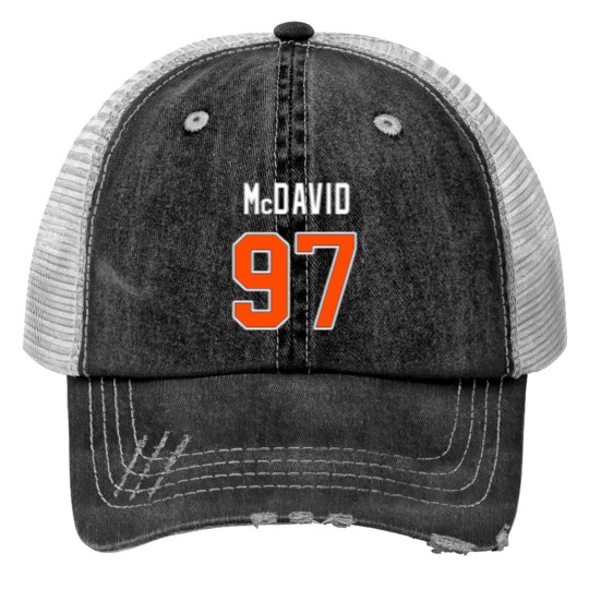 Discover McDavid Jerseyss Print Trucker Hats