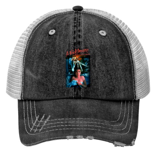 Discover A Nightmare on Elm Street Print Trucker Hats