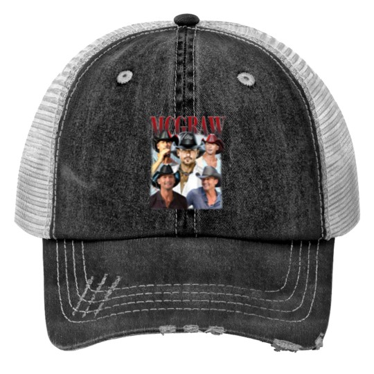 Discover Tim McGraw Vintage Print Trucker Hats, Gift For Women and Man Print Trucker Hats